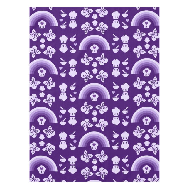 Blueberry Muffin Baker Tablecloth (Front)