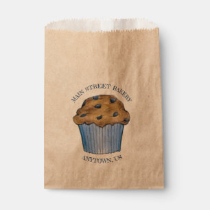 Blueberry Muffin Bakery Baked Goods Breakfast Food Favour Bag