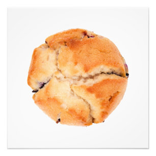 Blueberry muffin photo print