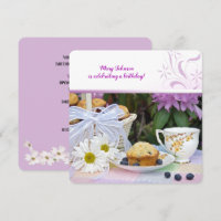 Blueberry muffins birthday brunch