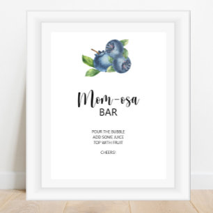 Blueberry \ Mum-osa bar  Poster