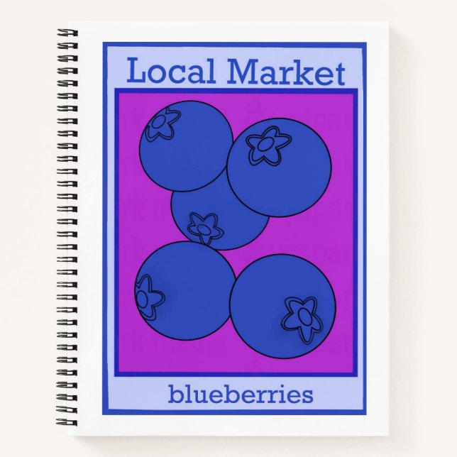 Blueberry Notebook (Front)