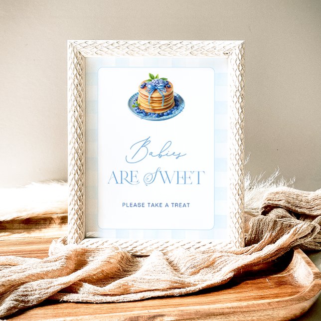 Blueberry Pancake Babies are Sweet Take a Treat  Poster (Creator Uploaded)