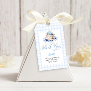 Blueberry Pancake Baby Brunch Baby Shower Boy Gift Tags