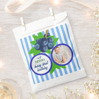 Blueberry Party Cute Berry First Birthday Favour Bag