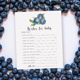 Blueberry - Party game   wishes for baby