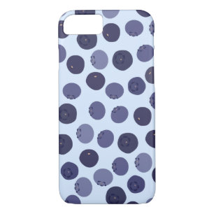 Blueberry Pattern iPhone 8/7 Case