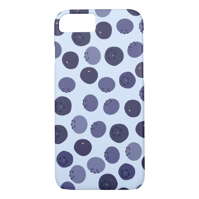Blueberry Pattern Case-Mate iPhone Case (Back)