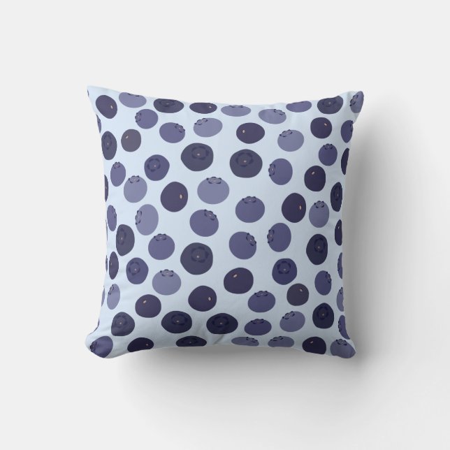 Blueberry Pattern Cushion (Front)