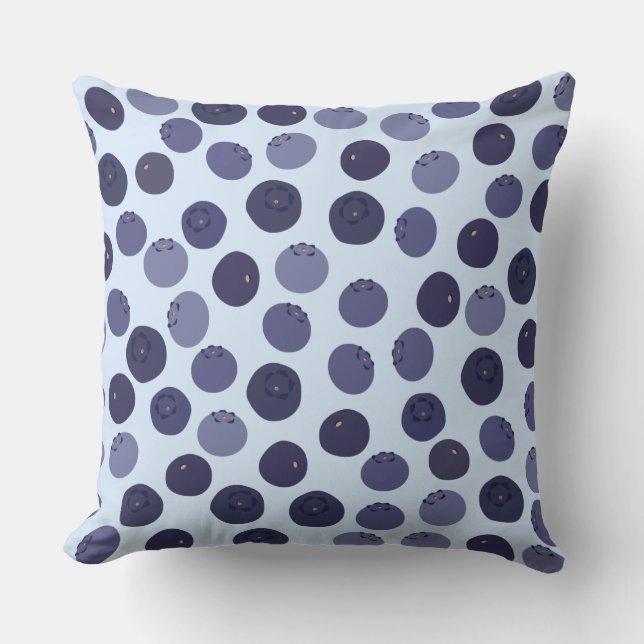 Blueberry Pattern Cushion (Front)