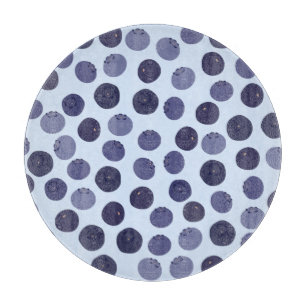 Blueberry Pattern Cutting Board
