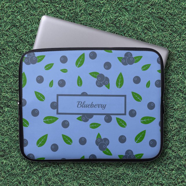 Blueberry pattern laptop sleeve (Blueberry pattern laptop sleeve)