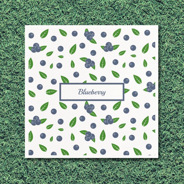 Blueberry pattern Napkins (Blueberry pattern Napkins)