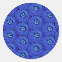 Blueberry Pattern Stickers