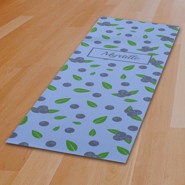 Blueberry pattern Yoga Mat (Blueberry pattern Yoga Mat)