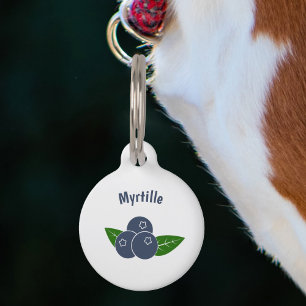 Blueberry Pet Tag