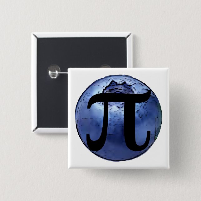 Blueberry Pi Button (Front & Back)