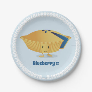 Blueberry Pi Day   Paper Plate