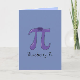 Blueberry Pi Greeting Card