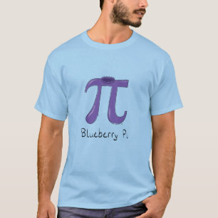 Blueberry Pi Symbol Math Teacher T-Shirt