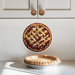 Blueberry Pie Ceramic Knob