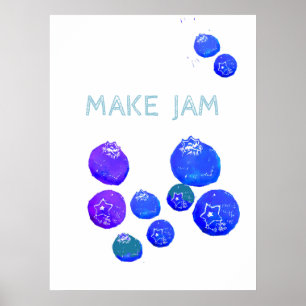 Blueberry Print