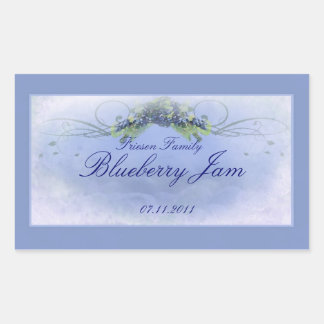 Blueberry RCL 1 Rectangular Sticker