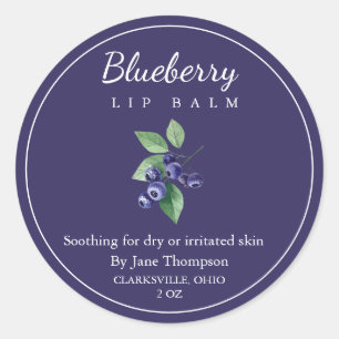 Blueberry Salve / balm Label