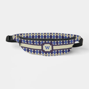 Blueberry Scone Argyle Bum Bags