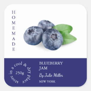 Blueberry Small Business Label