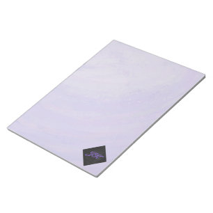 Blueberry Smear and Black Monogram Notepad