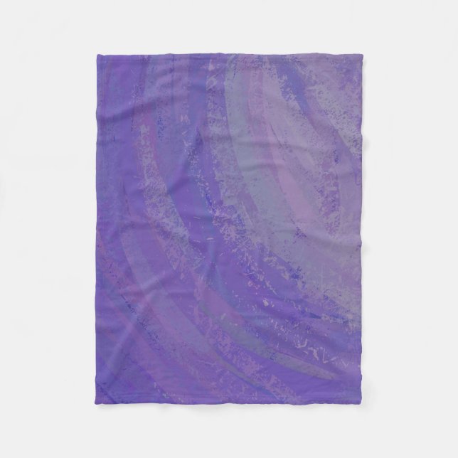 Blueberry Smear Fleece Blanket (Front)