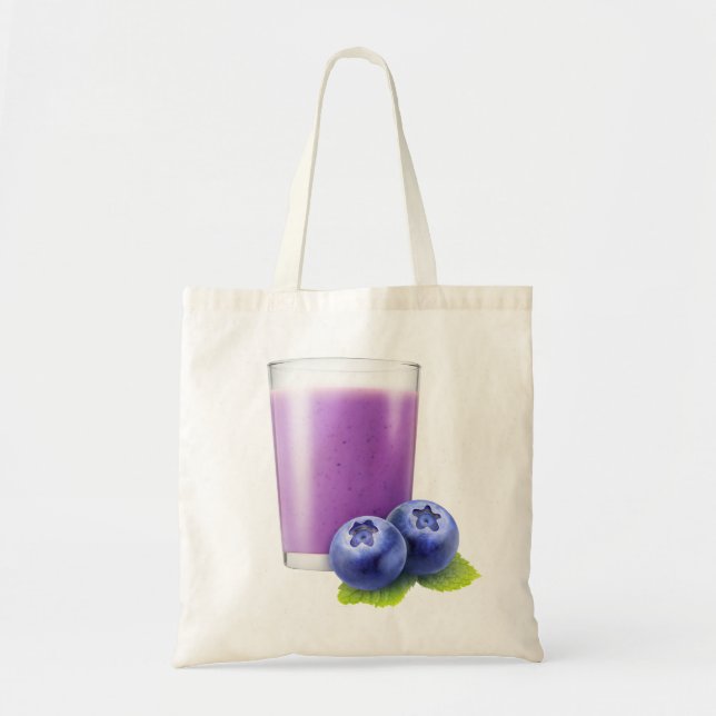 Blueberry smoothie tote bag (Front)
