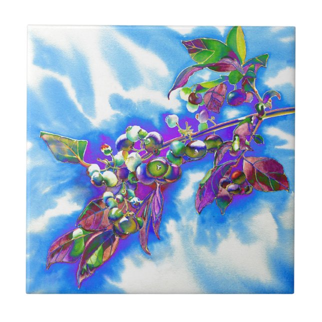 Blueberry Solar Tile (Front)