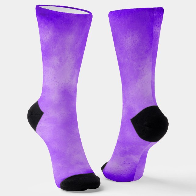 Blueberry Storm Cloud  Socks (Angled)