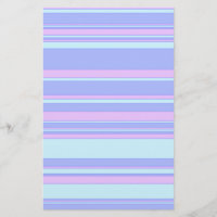 Blueberry Stripe Stationery