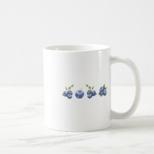 Blueberry Summer Cottagecore Berries Aesthetic Bot Coffee Mug