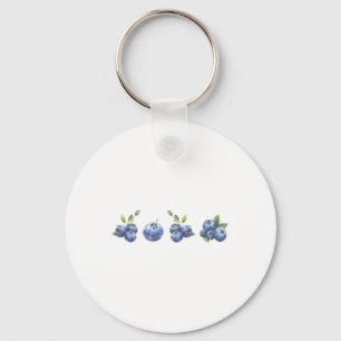Blueberry Summer Cottagecore Berries Aesthetic Bot Key Ring