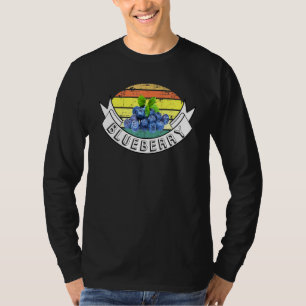 Blueberry Sunset Retro Vintage T-Shirt