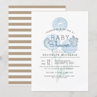 Blueberry Trio | Berry Watercolor Baby Shower