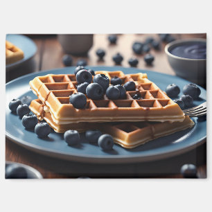 Blueberry Waffles Magnet