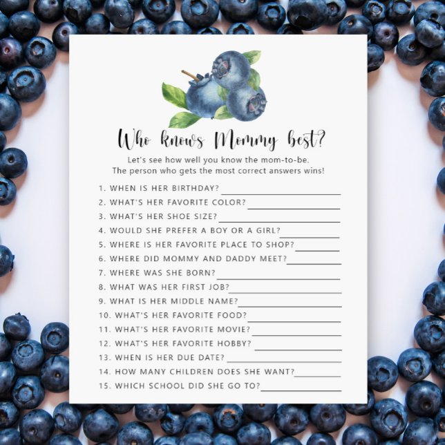 Blueberry - Who knows mummy best (Creator Uploaded)