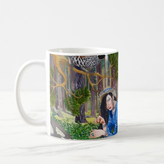 Blueberry Woman Coffee Mug (Left)