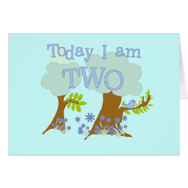 Bluebird 2nd Birthday Tshirts and Gifts (Front Horizontal)