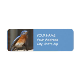 Bluebird Address Label Return Address Label
