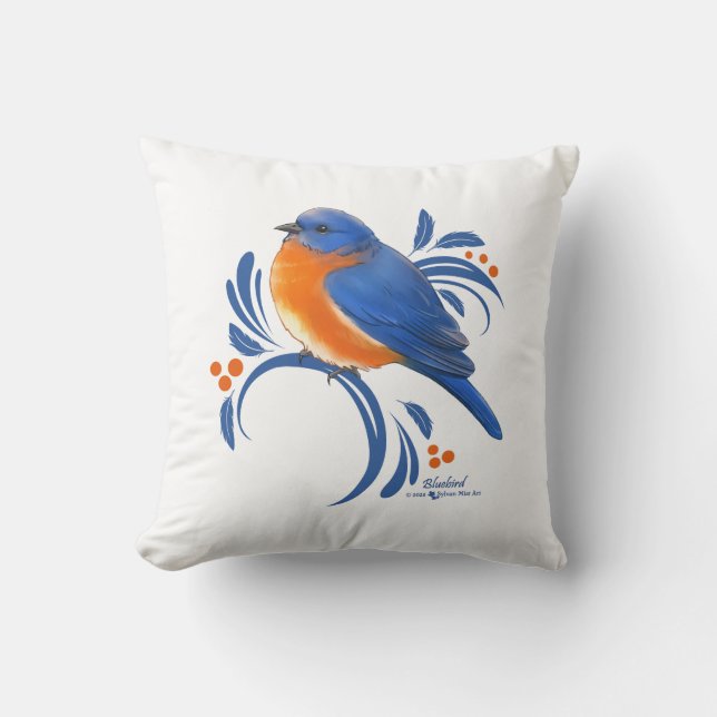 Bluebird Cushion (Front)