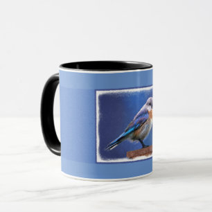 Bluebird (Female) Painting - Original Bird Art Mug