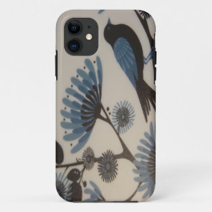 BLUEBIRD FLOWERS iPhone 11 CASE