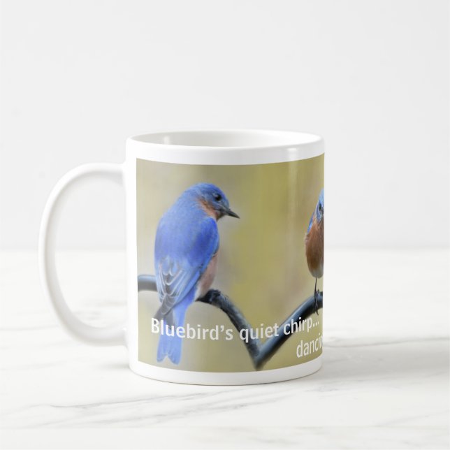Bluebird Haiku Mug (Left)