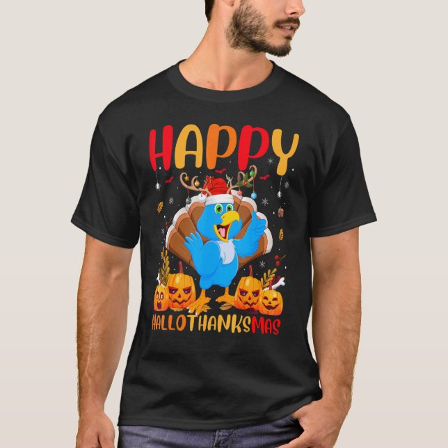 Bluebird  Happy Bluebird Hellothanksmas T-Shirt (Front)